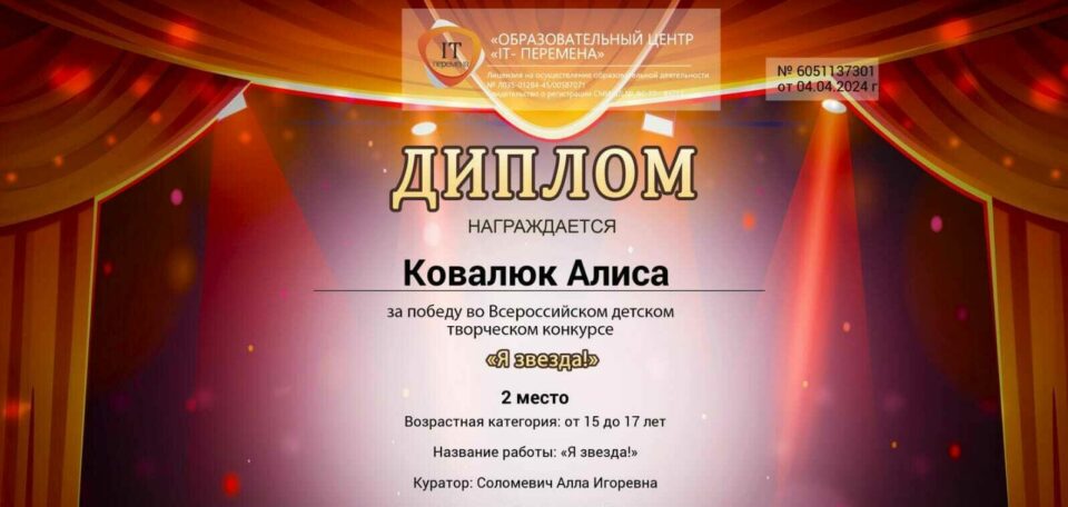 Ковалюк Алиса — фото 2