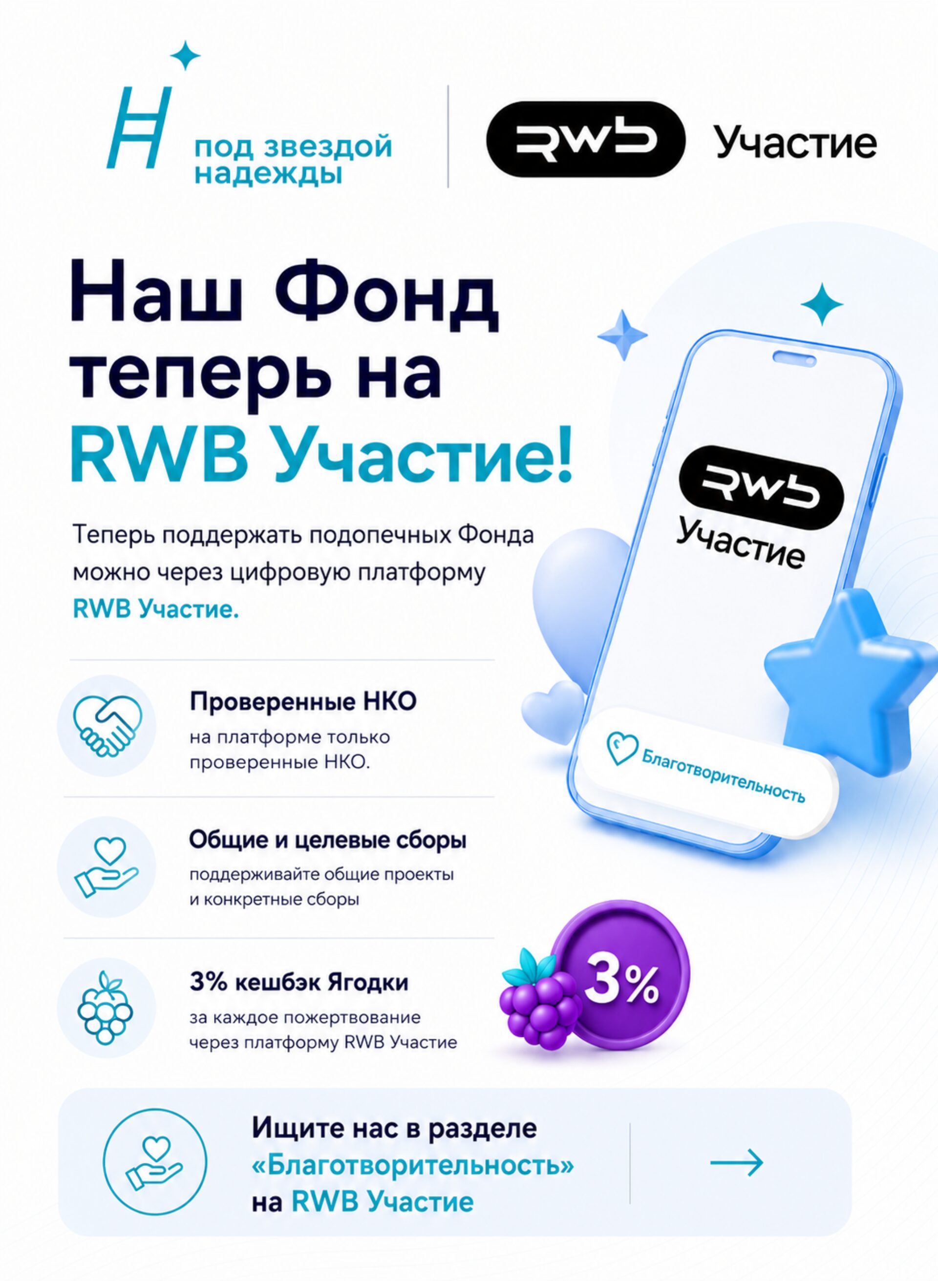 Фонд теперь представлен на платформе RWB — фото 1