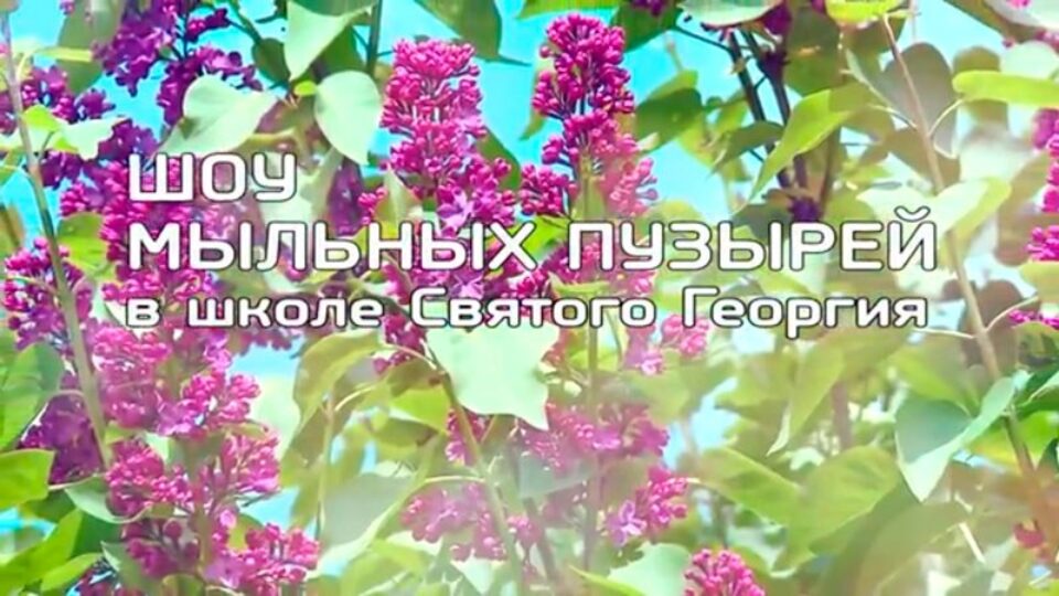 Шоу мыльных пузырей для воспитанников Образовательного учреждения «Школа св. Георгия» — фото 1